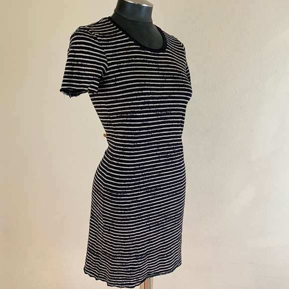 ATM Anthony Thomas Melillo Striped T-Shirt Dress - Picture 1 of 14